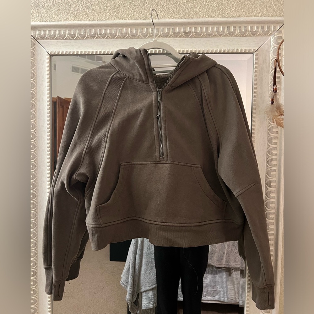 lululemon scuba oversized half-zip hoodie